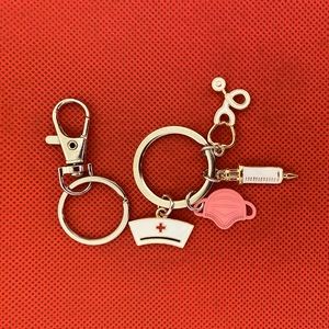 Medical themed bag charm/ key chain